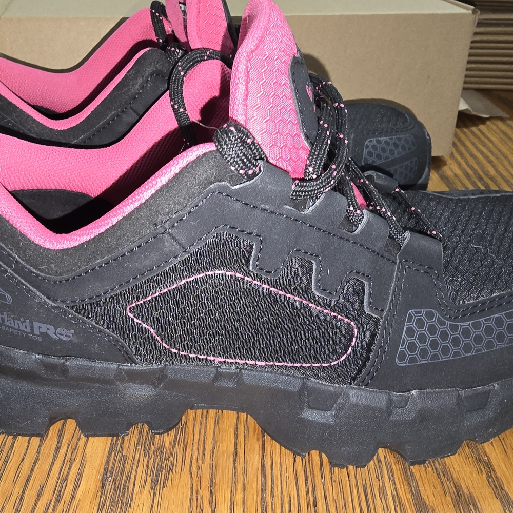 Timberland Women's Black and Pink Athletic Shoes